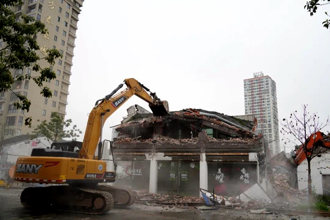 龙港礼品城两地块建筑物全部拆除 标志性旧改项目迈入新阶段